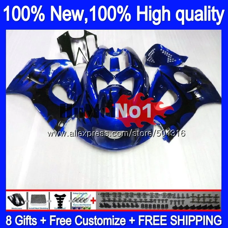 Корпус для SUZUKI SRAD GSXR 750 600 GSX-R600 11MC. 31 GSXR750 1996 1997 1998 1999 2000 GSXR600 96 97 98 99 00 Blk пламя обтекатель