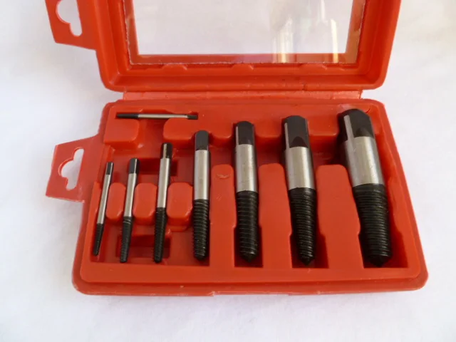 

Decapitation Extractor Tool Screw Extractor Tap Triangle Valve Broken Wire Extractor [8 Pieces]