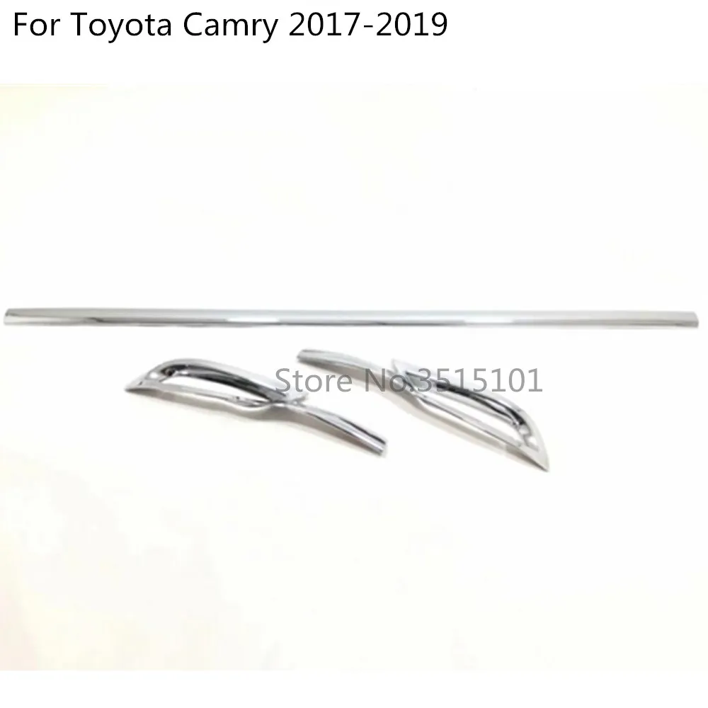 Для Toyota New Camry XV70 автомобильный чехол защитный бампер ABS хромированная отделка задняя крышка противотуманная фара Нижняя отделка