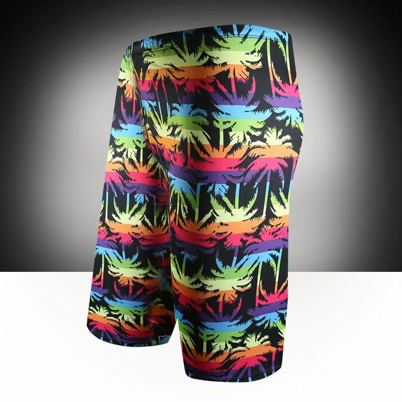 

2018 New Products Men Short Swimming Trunks Fashion Beach Industry Swimming Training Boxers Seaside Holiday Swimming Trunks