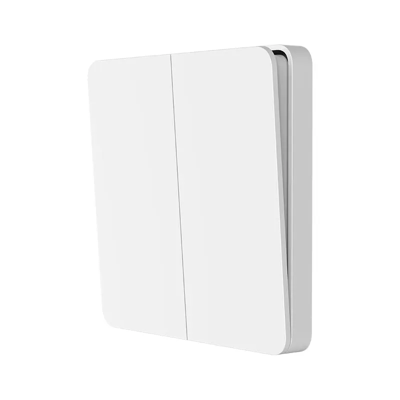 Умный переключатель Xiaomi Mijia, настенный переключатель, одиночный/двойной, открытый, двойной переключатель управления, 2 режима, переключение на интеллектуальную лампу, переключатель освещения