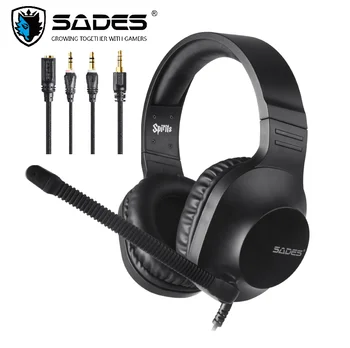 

SADES Spirits Gaming Headset Gamer Headphones For PC / Laptop / PS4 / XBOX ONE ( 2015 Version ) / Mobile /VR White