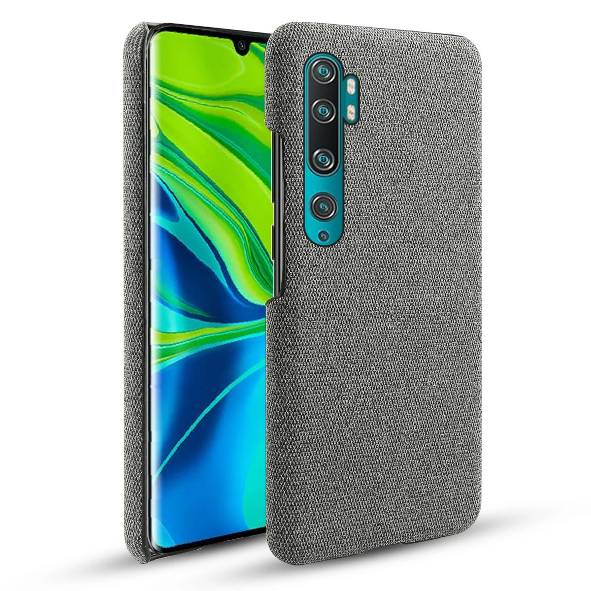 For Xiaomi Mi CC9 Pro Note 10 Case Ultra Slim Back Hard PC Woven Fabric Anti-scratch Protector Cover Redmi 8 8A 9 |