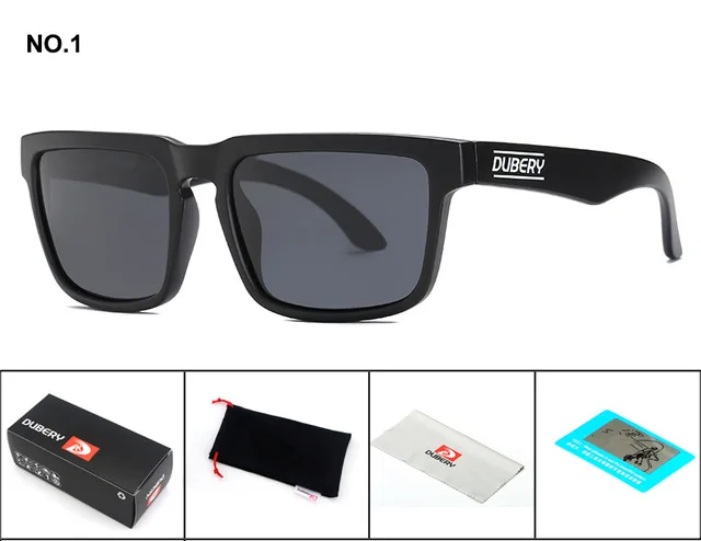 DBUERY летние поляризованные солнцезащитные очки мужские водительские очки мужские солнцезащитные очки для мужчин прозрачные Роскошные брендовые дизайнерские Oculos 710 - Цвет линз: NO1