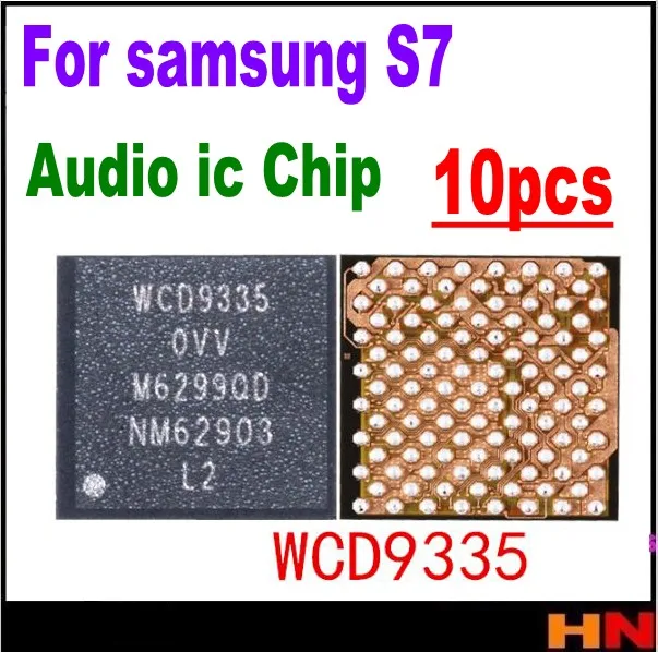 10 шт. оптовая продажа WCD9335 для samsung S7 G930F G935F Аудио микросхема ремонт|Шлейфы