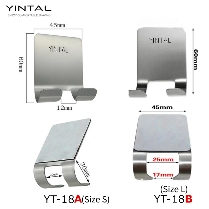 304 Мужская бритвенная полка из нержавеющей стали, бритвенный держатель, бритвенная стойка для ванной, вискозный бритвенный крючок, водонепроницаемый 2 шт./партия