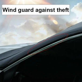 

Hot 6 Magnets Sunshade Magnetic Windshield Protector Snow Cover Ice Foldable Universal Frost Rain Dustproof Guard Car Exterior