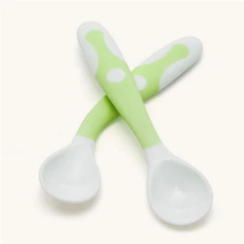

Hot Baby Spoons Set Feeding For Children Flatware Cutlery Spoon Plastic With Box Baby Utensils Solid Feeding Utensil