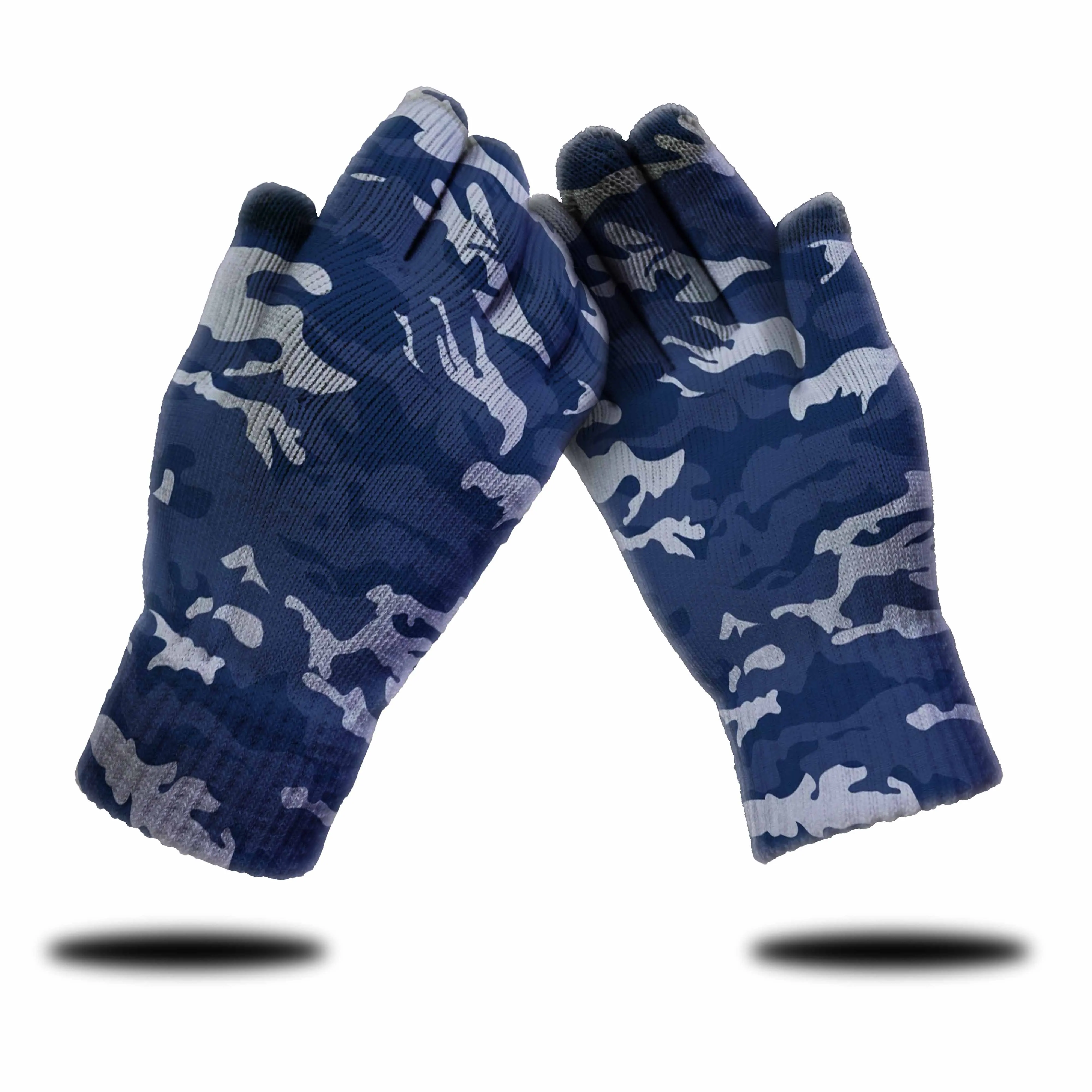 Camouflage Series Spring Mittens For Men Working Garden Knitted Gloves Touch Screen Mobile Phone Outdoor Sports Cycling Gloves hardy work gloves