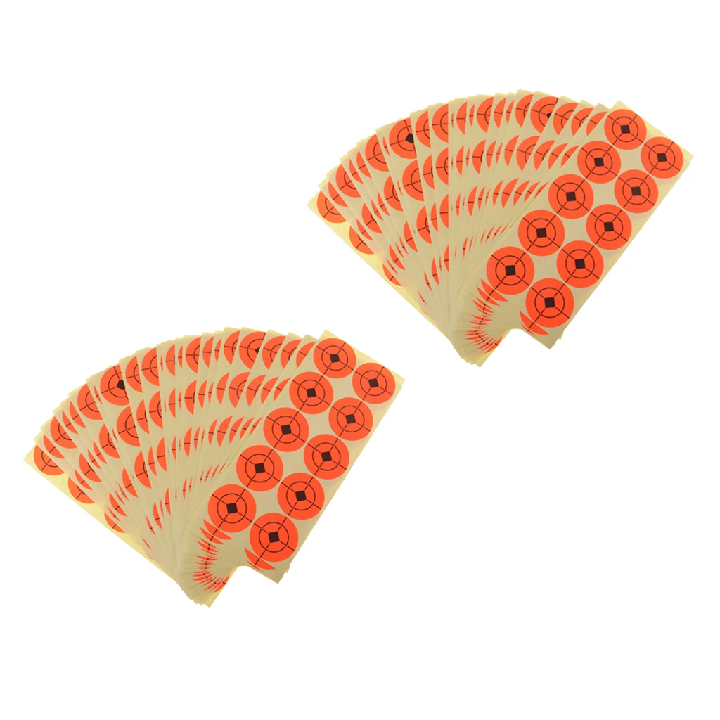 500pcs Shooting Targets Reactive Splatter Paper Target Stickers Diameter 5cm