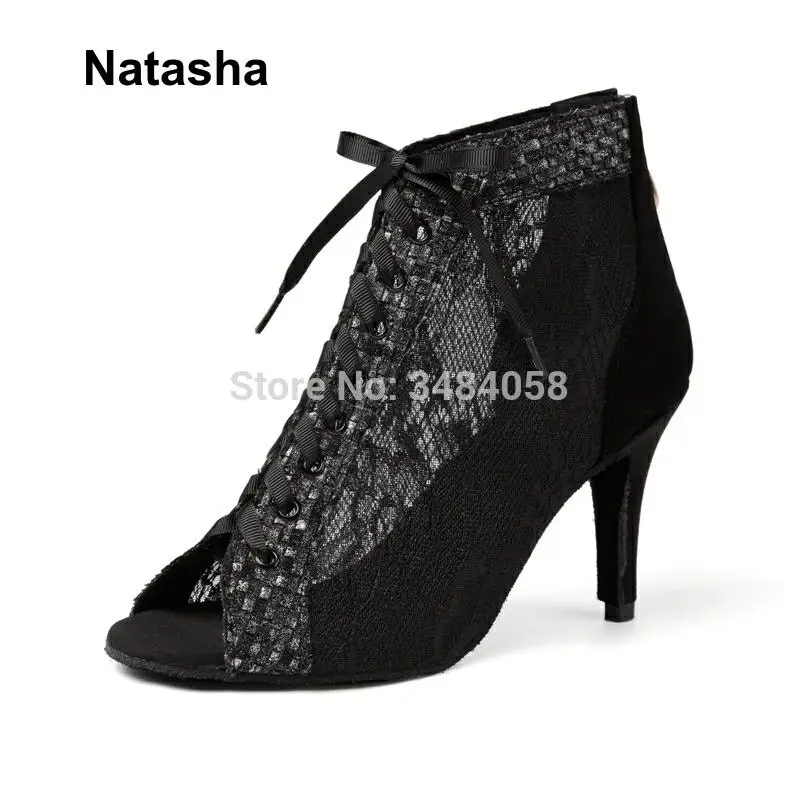 Na tasha/Обувь для танцев на среднем каблуке; женские танцевальные сапоги на высоком каблуке; бархатная обувь