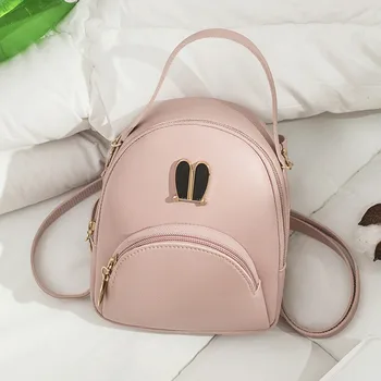 

2019 Fashion New Women Girls Backpack PU Leather Mini Shoulder Bag Travel School Rucksack for Teenage