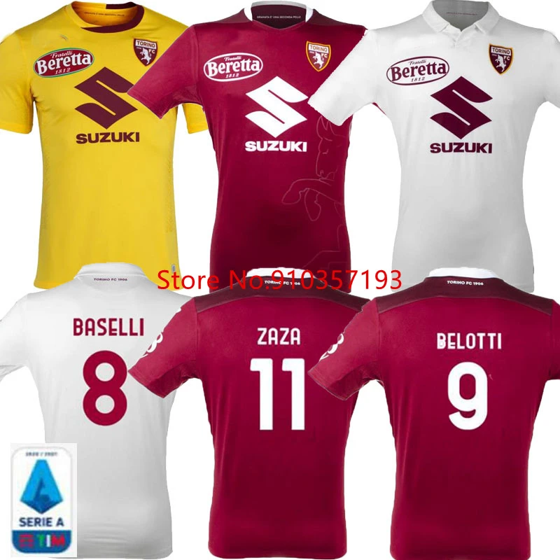 新 21トリノfcサッカーユニフォームmagliaダ カルチョbelotti Falque Izzo Nkoulou Zaza Baselli 21トリノサッカーシャツトップ Tシャツ Aliexpress