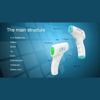 

Non-Contact Infrared Thermometer Handheld Infrared Thermometer High Precision Measures Body Temperature