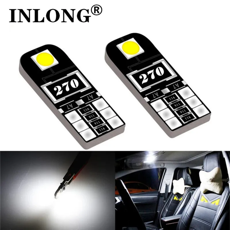 INLONG W5W T10 светодиод Шина CAN свет лампы для Audi BMW VW Mercedes салона автомобиля купольная