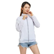 Адаптируемые под требования заказчика на открытом воздухе солнце-Устойчивое Костюмы Для мужчин и Для женщин тонкий ветрового стекла солнце-Устойчивое отражающее Тренч солнце-Устойчивое Se