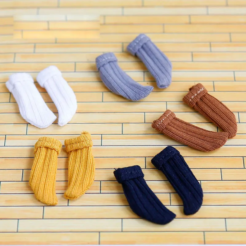 

ob11 baby stockings ob11 body beautiful knot pig clay head jasmine can wear thread socks pile socks doll accessories