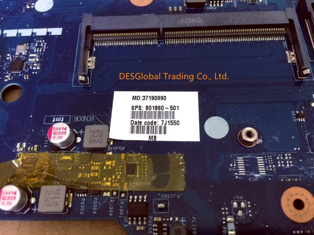 low cost  Mainboard For HP 15R 15-R210DX 15-R 250 Laptop Motherboard AS056 LA-B972P DDR3L 801860-501 SR23Z i3