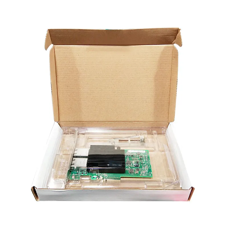 X550-T2 PCI-E X4 10G Ethernet серверный адаптер двухпортовый RJ45 конвергентный сетевой адаптер X550T2BLK