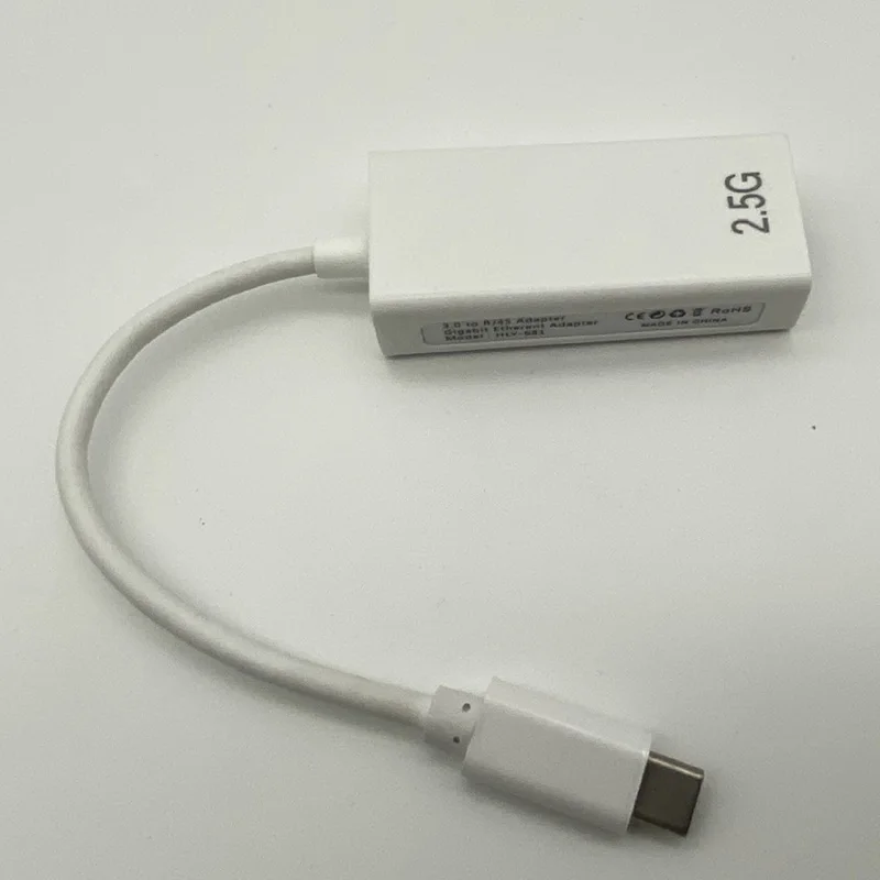 С помощью RTL8156B чипсет 2500 Мбит/с сетевая карта новая 2 5G c type подходит для Мобильные
