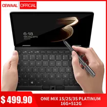 Карманный планшетный ноутбук One Mix серии 1 S/2 S/3 S 8+ 256G/16G+ 512G SSD Intel Core i7-8500Y Windows 10 HDMI type-C USB TF 2,4/5G WI-FI