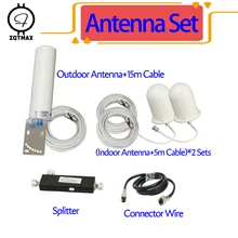 ZQTMAX 2g, 3g, 4g антенна для усилителя сигнала мобильного телефона 800 850 900 1800 1900 2100 2300 2600 CDMA GSM WCDMA шт UMTS lte-ретранслятор
