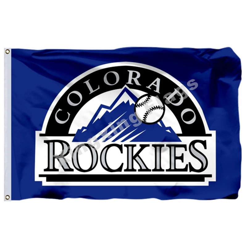 B1 Колорадо флаг с символикой Rockies 3ft X 5ft полиэстер Колорадо баннер летающие Размеры № 4 90X150 см Изготовленный На Заказ Флаг - Цвет: B1