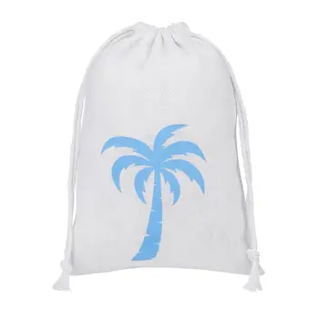 

12pcs/set Cotton Pineapple palm tree bunch pocket drawstring bag gift bag wedding gift souvenir candy bag gift party supplies