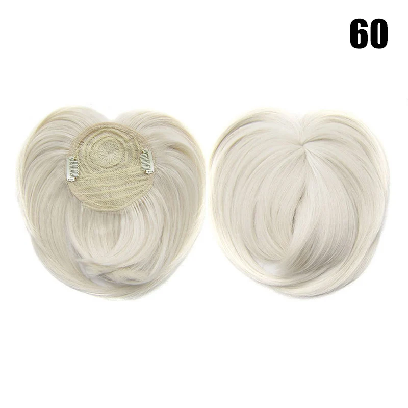 Зажим для волос Топпер термостойкие волокна для наращивания волос парик шиньон для женщин QRD88 - Цвет: 60