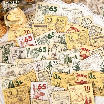 

46pcs/pack Lovely Nature Post Office Boxed Decoration DIY Diary Note Label Multifunction Sticker For Scrapbooking