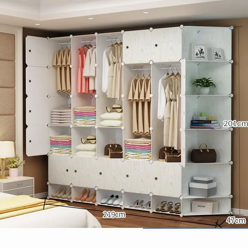 Version M Armario Tela Penderie Garderobe Gabinete Moveis Para Casa Ropero мебель для спальни шкаф Mueble De Dormitorio гардероб - Цвет: Version M