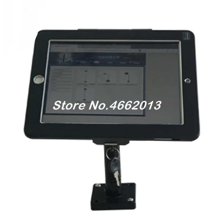 Заказная Подставка для планшета gooseneck регулируемая для ipad 9,7 с замками Для ipad Air1 2 Pro Противоугонный фиксирующий Кронштейн Дисплей