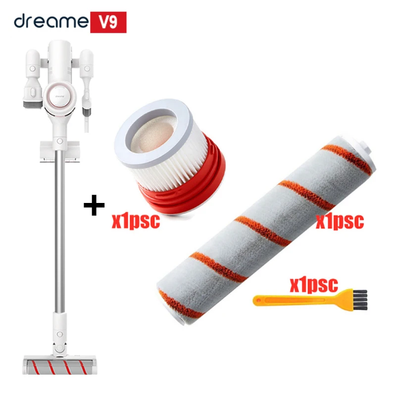 Dreame V9 пылесос беспроводной циклонный фильтр Ручной беспроводной Mi ковер развертки пылесборник домашний пылесос портативный - Цвет: V9 add 3pcs