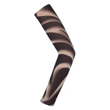 Нарукавник с татуировкой татуированные рукава татуировки бесшовные летние солнцезащитные перчатки рукав шов открытый езда холодный рукав