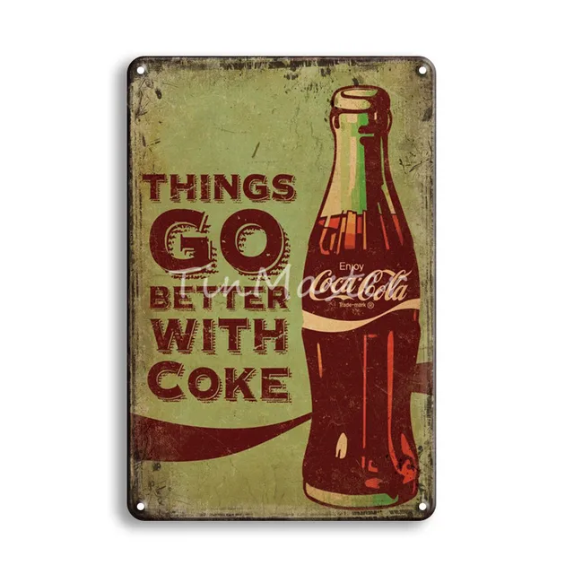 Coffee Cocktail Art Poster Vintage Metal Sign Gift Shabby Chic Beer Tin Plate Signs Irish Pub Cafeteria Kitchen Home Decor 10444