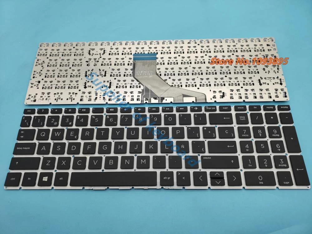 New Spanish Keyboard For Hp Pavilion 15 Cw 15 Cw000 15 Cw1004la 15 Cw1008la Laptop Spanish Keyboard No Backlit Replacement Keyboards Aliexpress