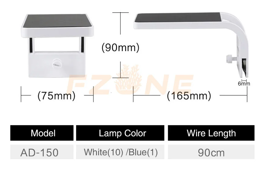 SUNSUN 110-240V 5W USB декоративных аквариумных рыб светодиодный светильник с белый и синий светодиодные лампы для рыб и бак растения