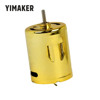 

YIMAKER 370 Micro Water Bomb Motor 11.1V 6100rpm/m High Speed NdFeB Magnets Double Ball Bearings Mini DC Motor Tyrant Gold