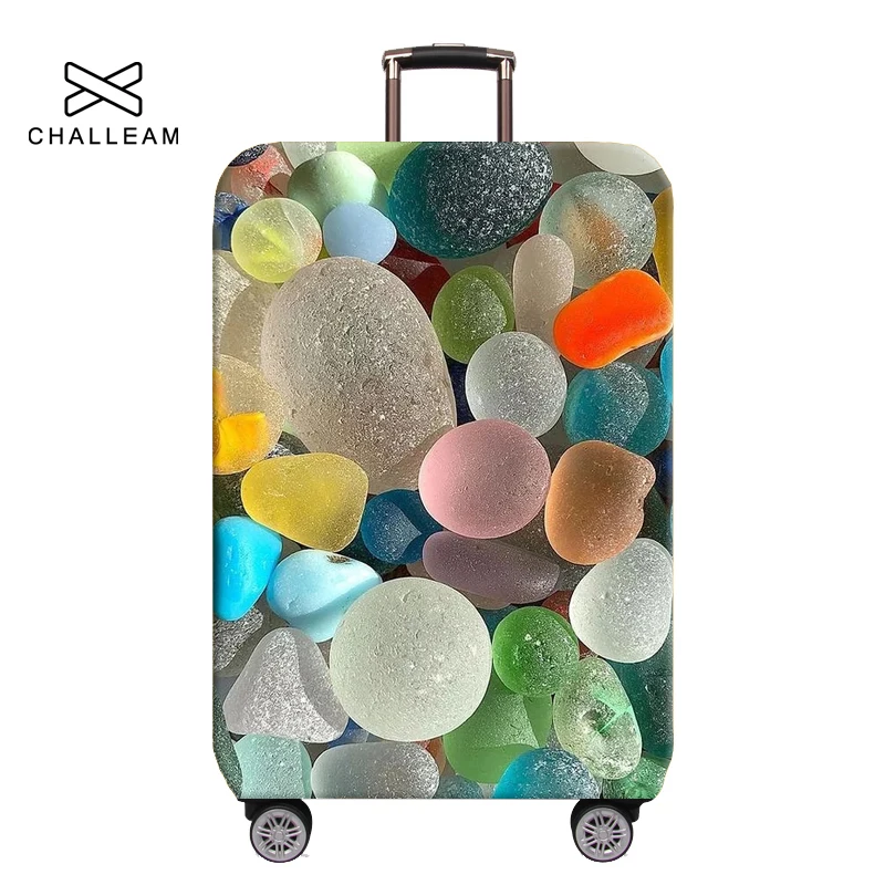 Cubierta protectora de equipaje elástica gruesa de viaje, funda de moda para maleta de 18 a 32 pulgadas, cubiertas de equipaje con Trolley XT900