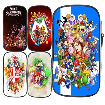 

Super Mario Smash Bros Pencil Case Large Capacity Stationery Box Pencil Case Sonic Pikachu Kids Box School Pencil Case Gifts