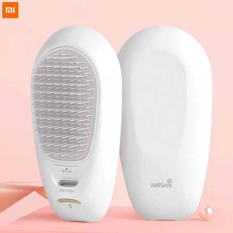 Xiaomi Youpin XW отрицательный ион Уход за волосами гребень Блокировка вода питание