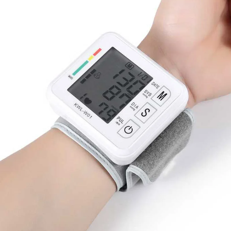 Домашний медицинский измеритель артериального давления, инструмент для измерения пульса, портативный ЖК-монитор артериального давления на руку, тонометр