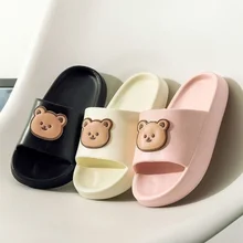 

Cute Cartoon Children's Slippers Summer Baby EVA Material Thick Bottom Non-slip Home Slippers Home Soft Slippers Boys Shoes