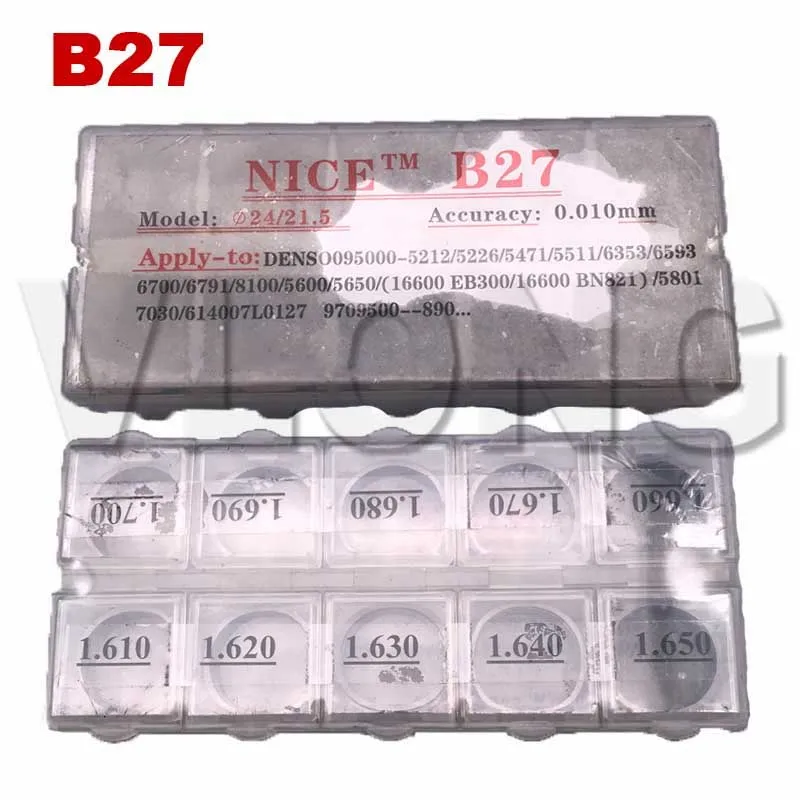 200Pieces/Lot B21 B23 B24 B27 Common Rail Injector Adjusting Washers Shims Gasket Repair Kits