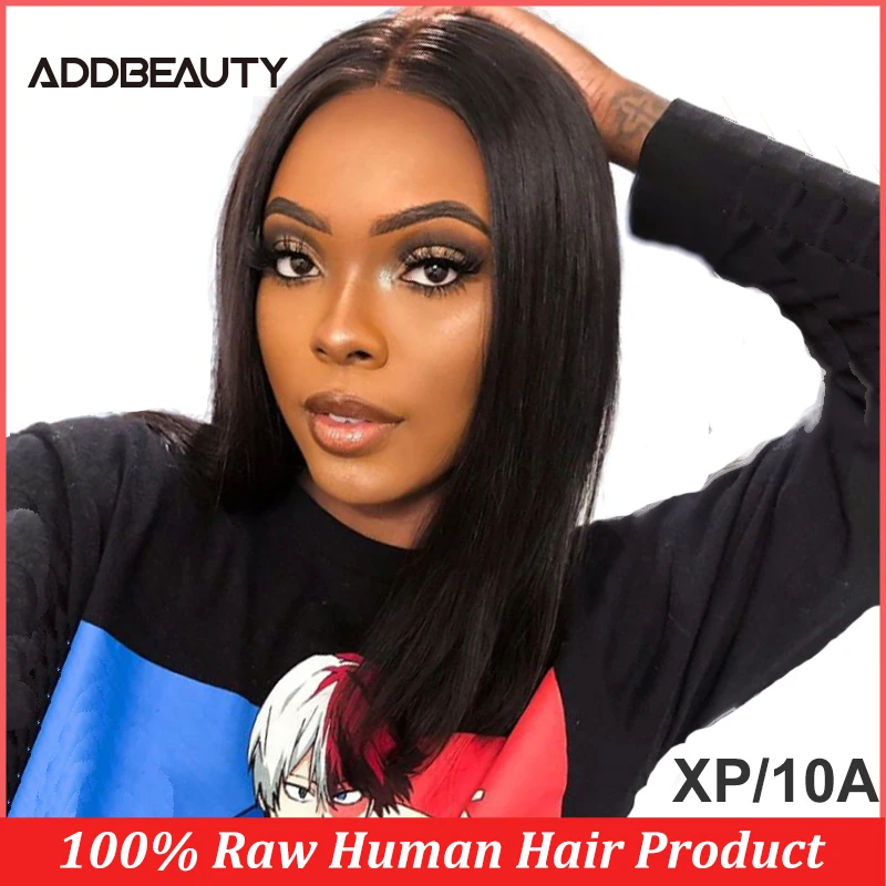 【Addbeauty】прямой 13x4/13x6 кружевной передний парик 8 &quot 18&quot Extra Pro. Соотношение