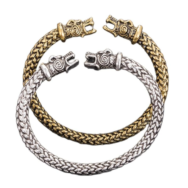 Stainless Steel Dragon Bracelet Jewelry Viking Bracelet Men 