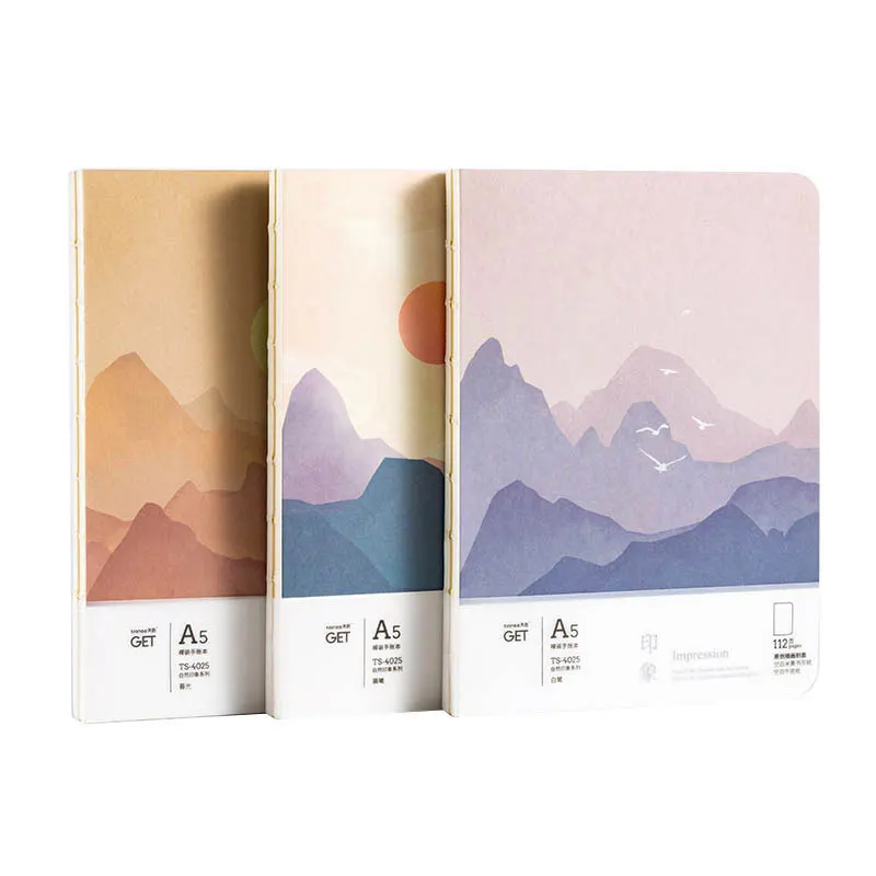 

TIANSE 3pcs Kawaii Journal Diary Notebook Cartoon Cute With Lined Paper Vintage Retro Notepad Book For Kids Korean Stationery