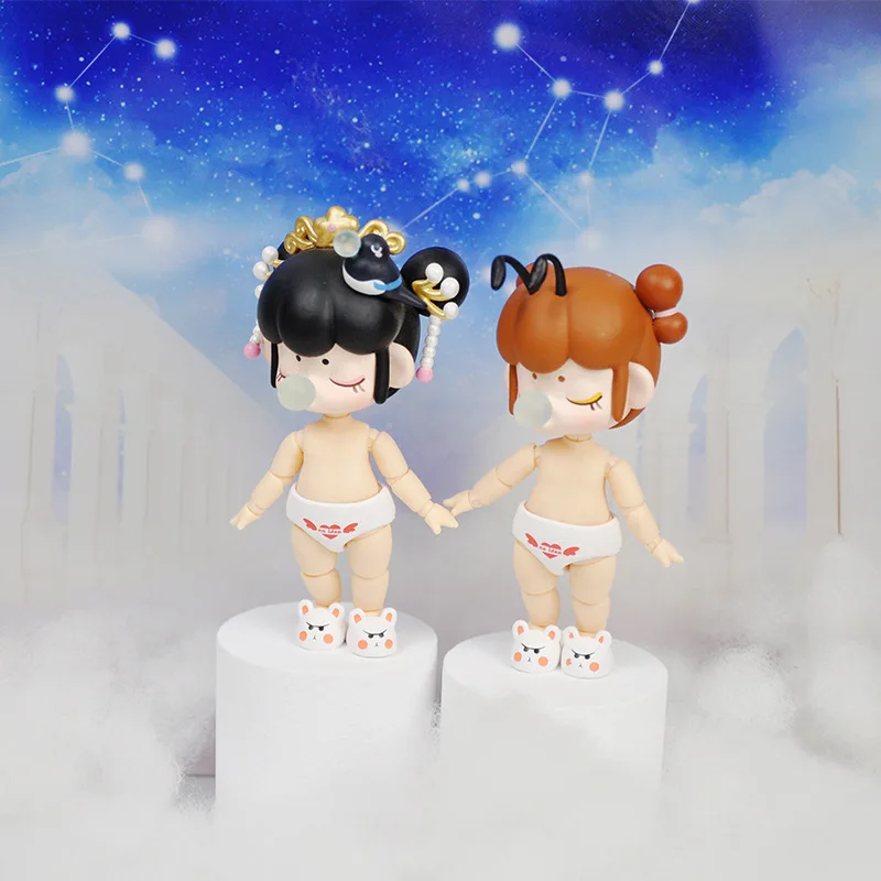 MINI Ob11 Doll YMY Small Dolls Body Can Be Connected To BJD Doll Head GSC Young Doll OB Joint Body Movable Doll Accessories 5