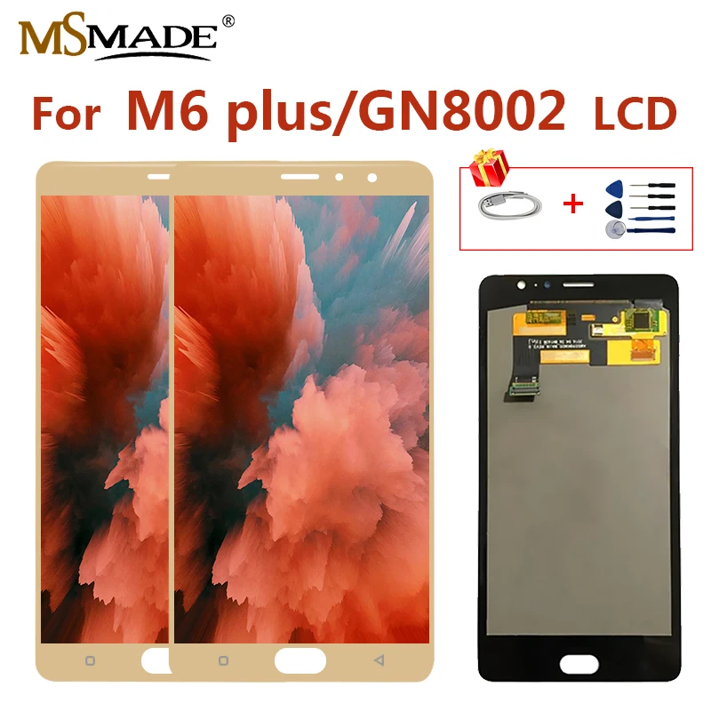 

AAA Quality For Gionee M6 PLUS LCD GN8002S GN8002 Display Touch Screen Assembly Replacement Accessories For Gionee M6 PLUS LCD