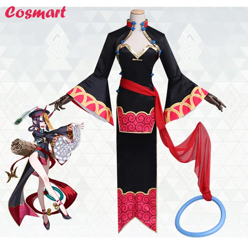 Fate Grand Order FGO Shuten douji зомби Чонсам косплей костюм Хэллоуин для женщин наряд
